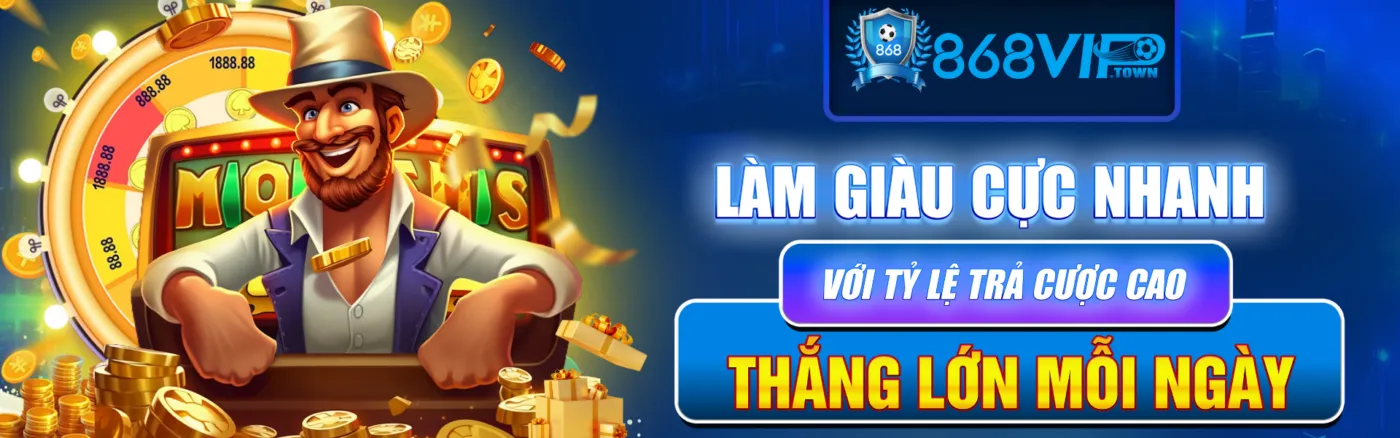 Banner1 868vip tỷ lệ trả cược cao